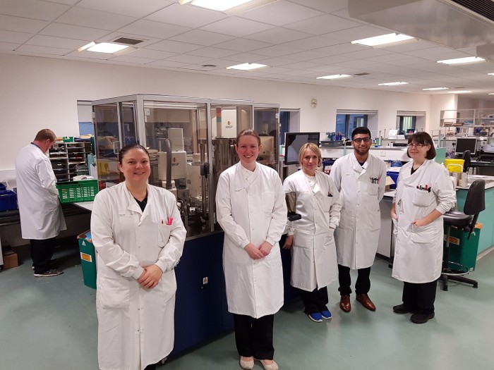 WASP and A55 Anaerobic Workstation installed at Royal Blackburn Hospital