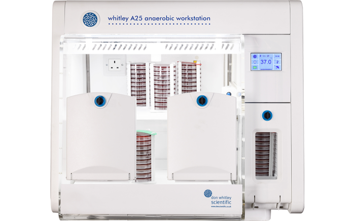 Whitley A25 with Petri Dishes
