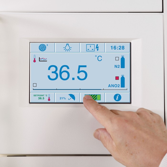 Touchscreen with Anaerobic Conditions Monitor