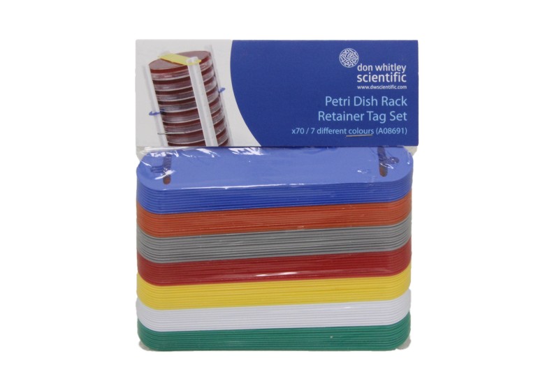 Tag Set for 10 Plate Petri Dish Holder