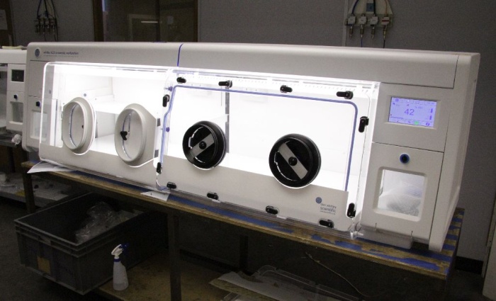 Modifications made to Whitley A55 Anaerobic Workstation